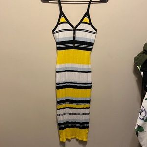 Striped Body Con Dress